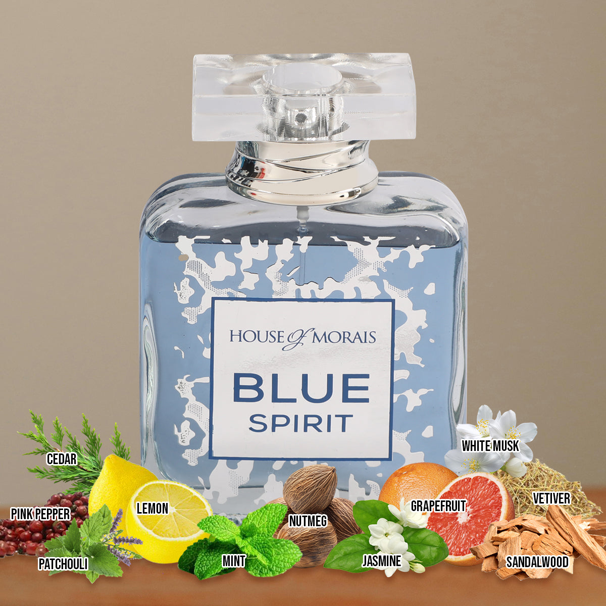 Blue Spirit Spray Perfume Eau De Parfum For Men - 100ML/3.4FL.OZ.