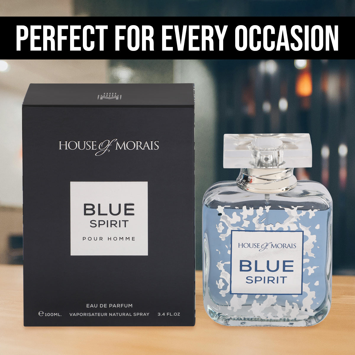 Blue Spirit Spray Perfume Eau De Parfum For Men - 100ML/3.4FL.OZ.