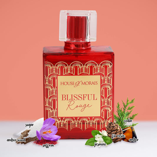 Blissful Rouge Spray Perfume Eau De Parfum For Women - 100ML/3.4FL.OZ.