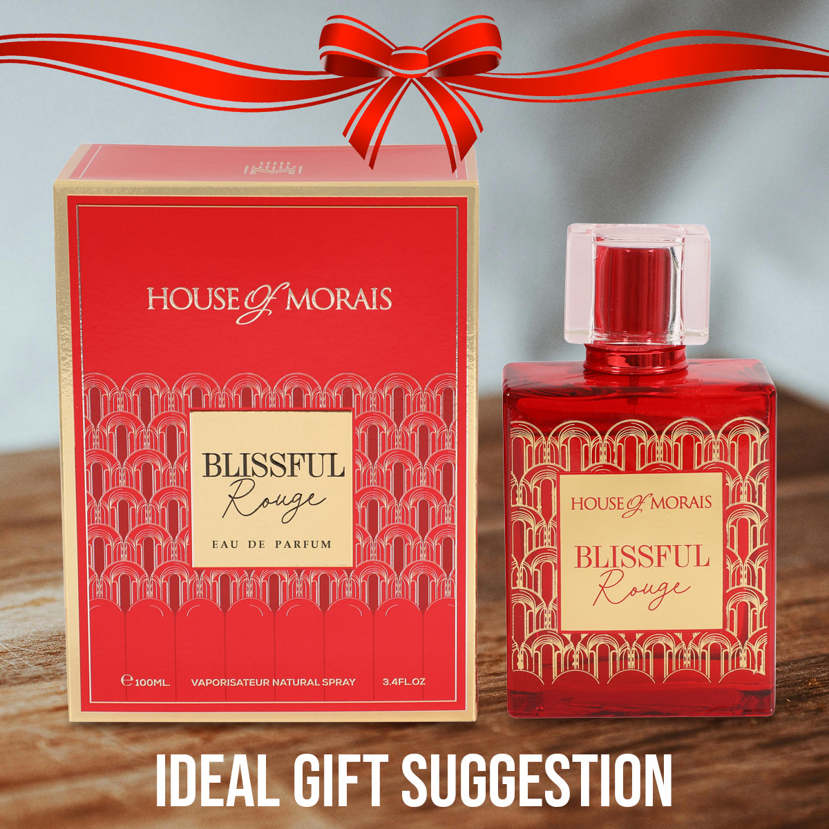 Blissful Rouge Spray Perfume Eau De Parfum For Women - 100ML/3.4FL.OZ.