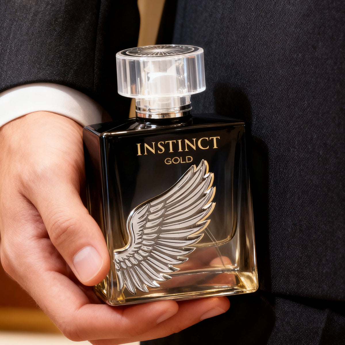 Instinct Gold Spray Perfume Eau De Parfum For Men - 100ML/3.4FL.OZ.