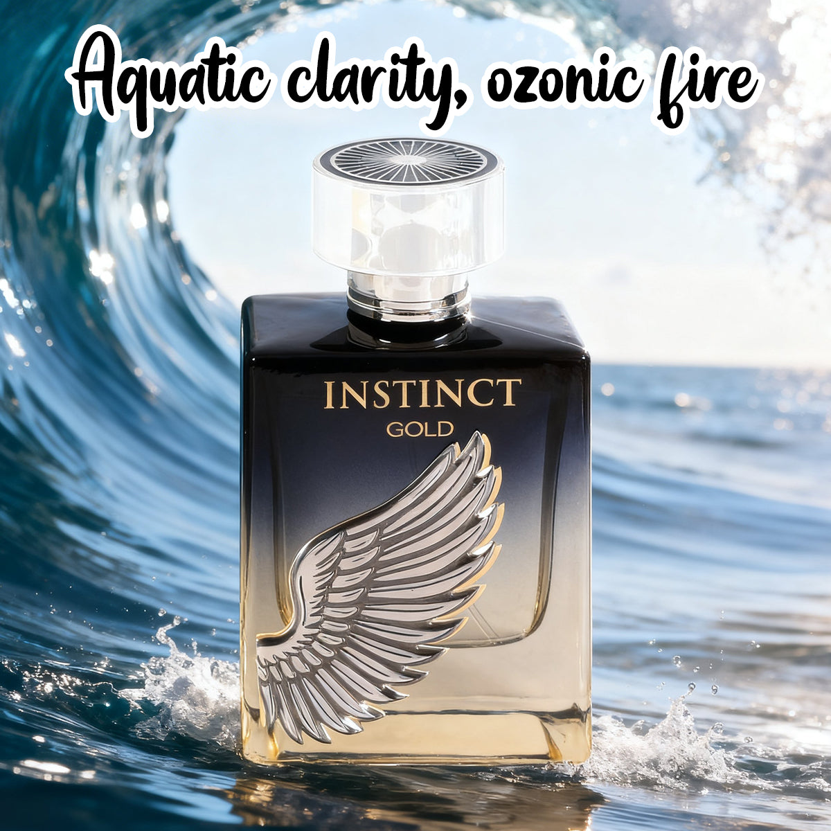 Instinct Gold Spray Perfume Eau De Parfum For Men - 100ML/3.4FL.OZ.
