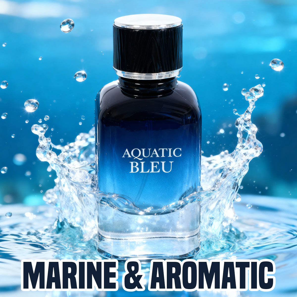 Aquatic Bleu Spray Perfume Eau De Parfum For Men - 100ML/3.4FL.OZ.