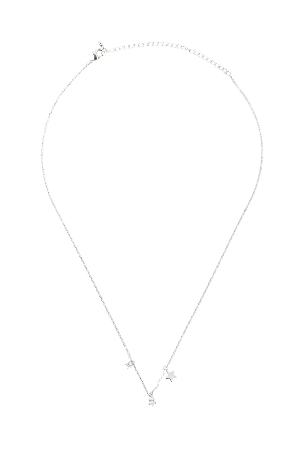 Charm Star Rhinestone Chain Necklace