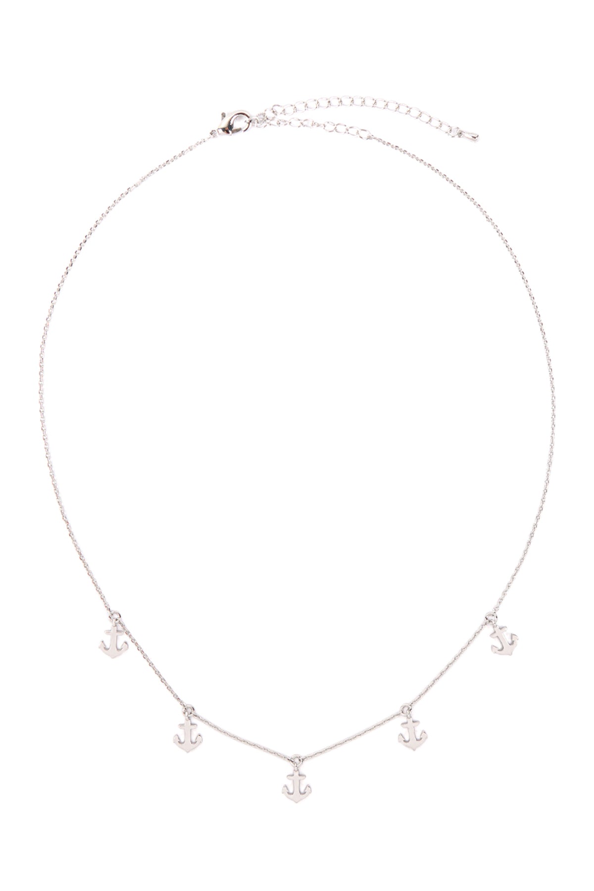 Anchor Dainty Stationery Charm Necklace
