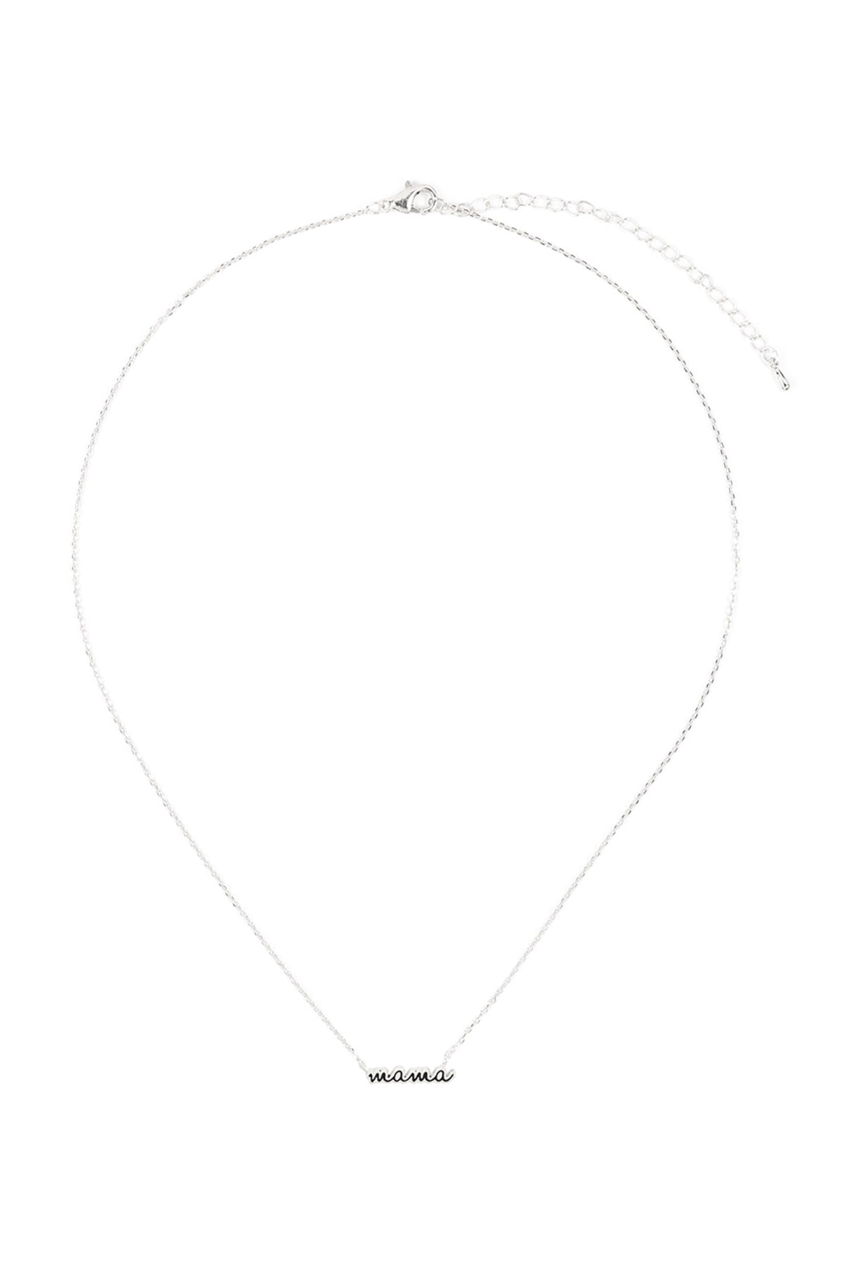 "MAMA" Script Necklace