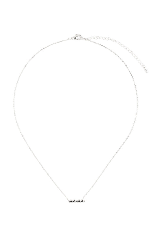 "MAMA" Script Necklace