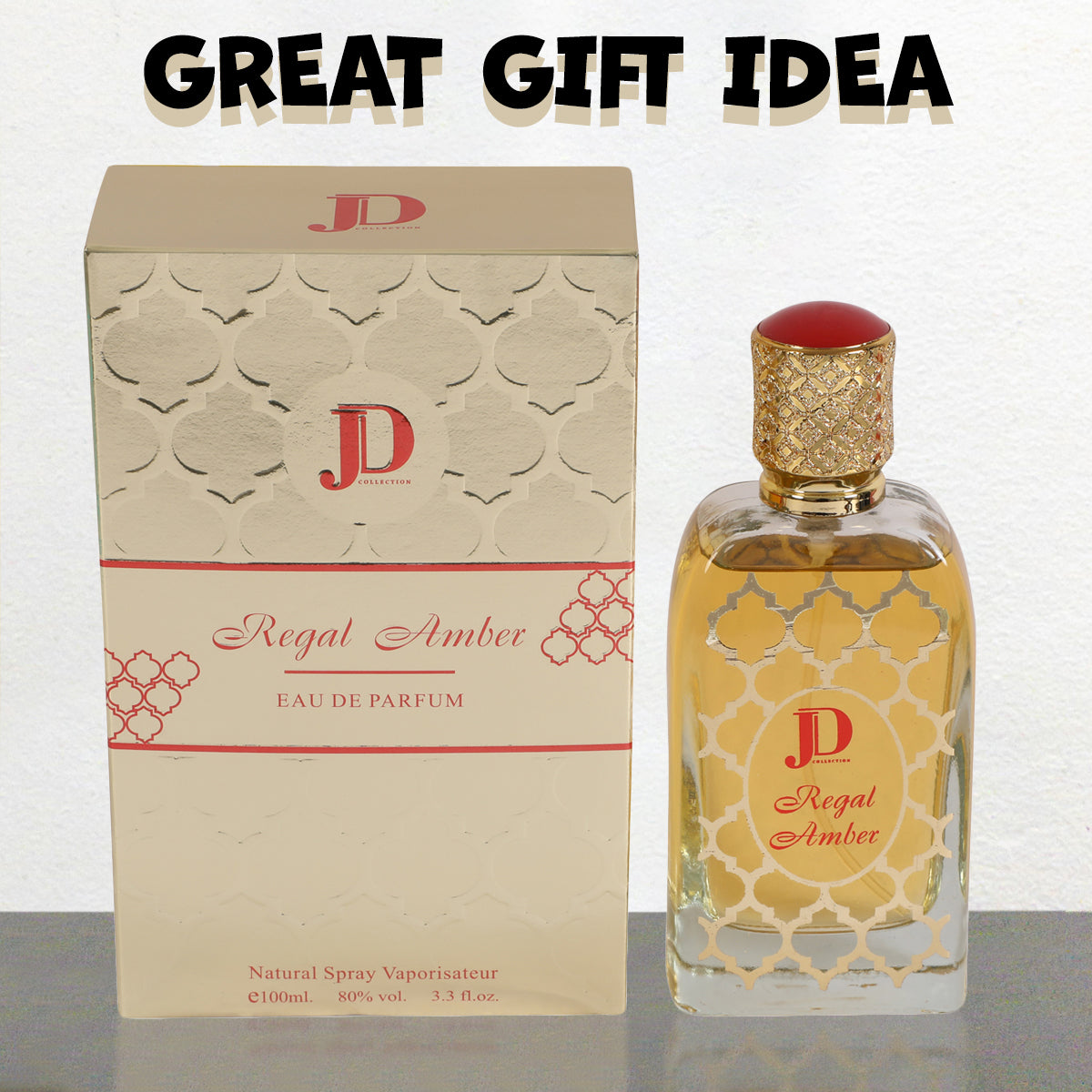 Regal Amber Spray Perfume Eau De Parfum For Men & Women - 100ML/3.3 FL.OZ.