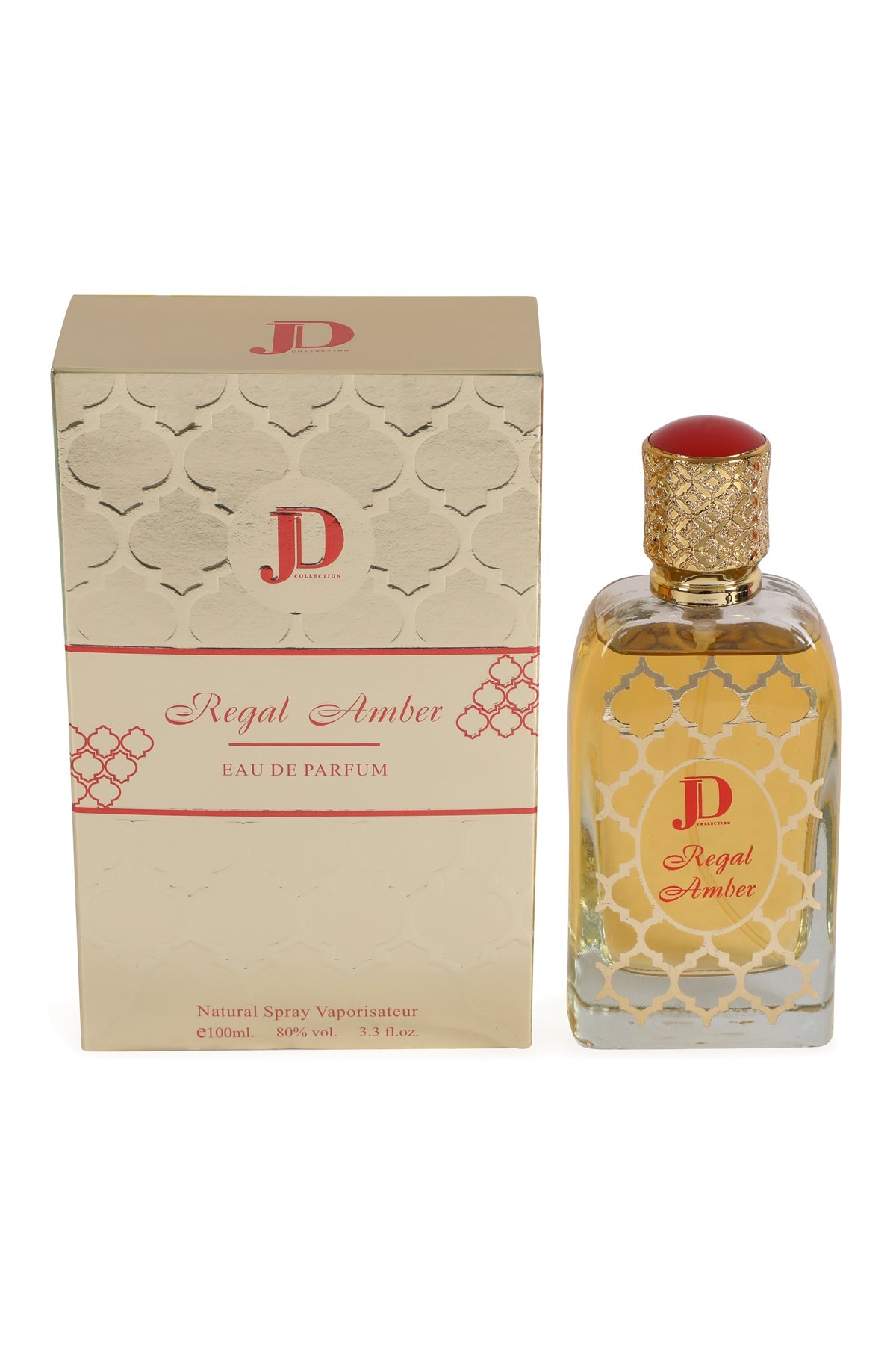 Regal Amber Spray Perfume Eau De Parfum For Men & Women - 100ML/3.3 FL.OZ.