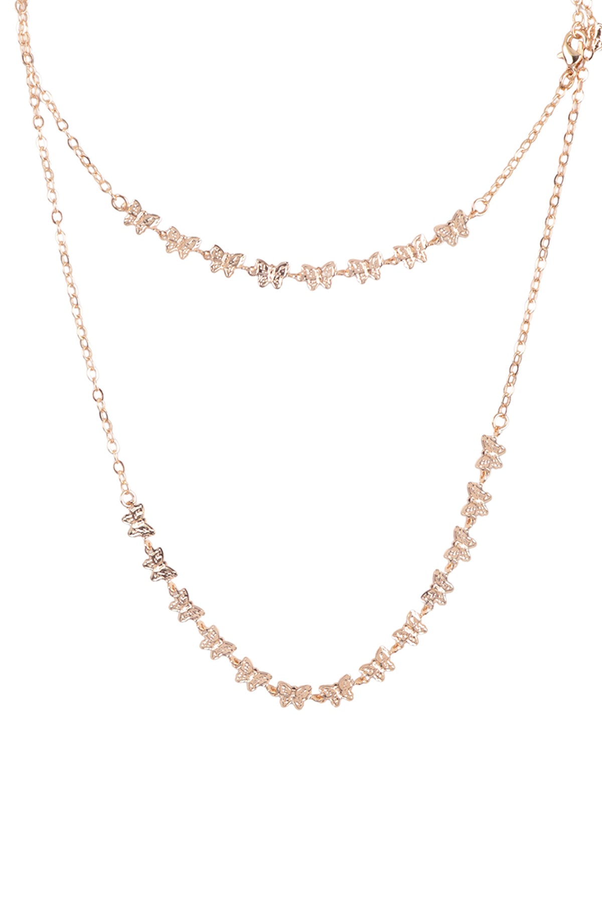 Butterfly Chain 5 in 1 Multi Use Anklet bracelet Choker necklace