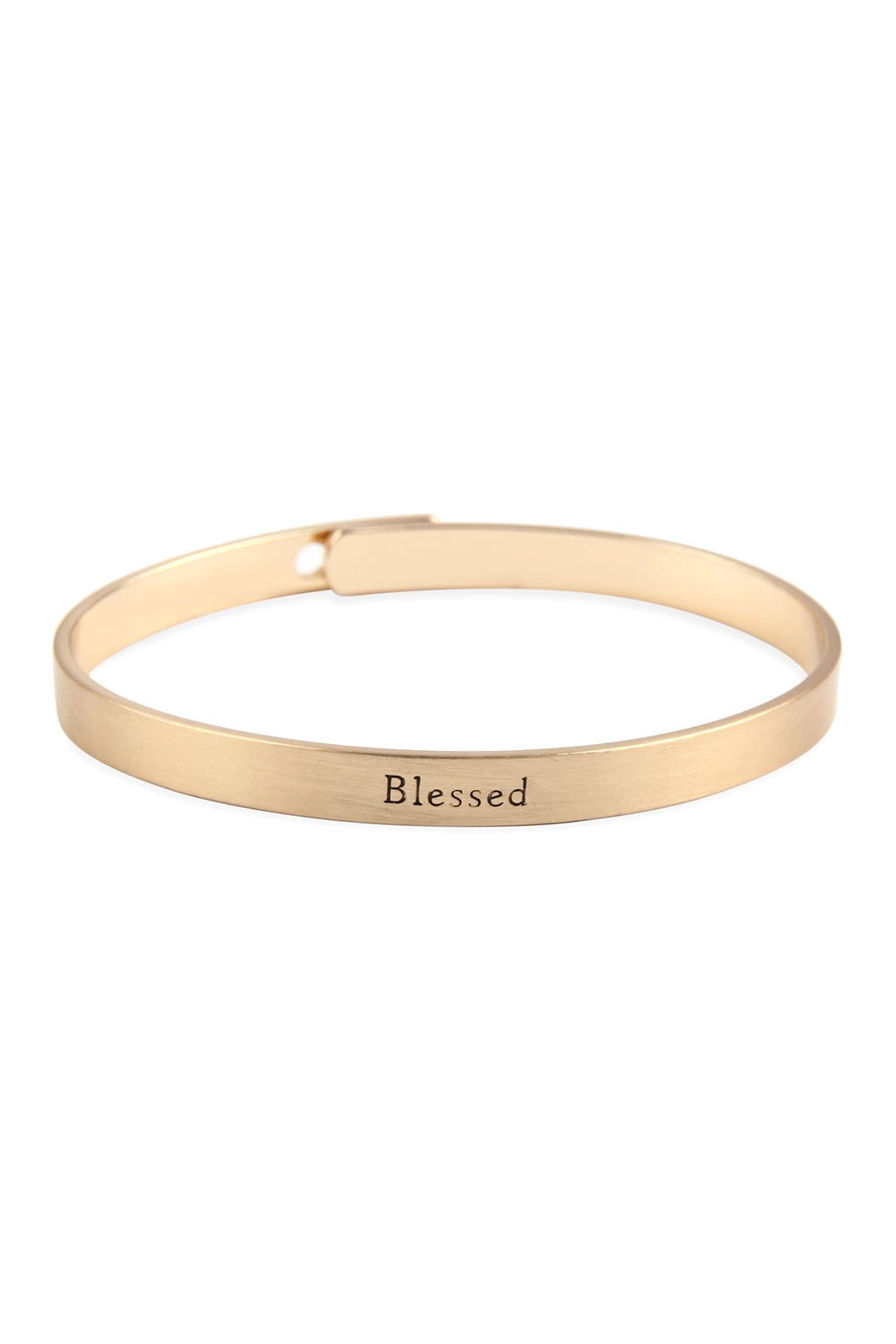 Blessed Inspiration Metal Cuff Bracelet