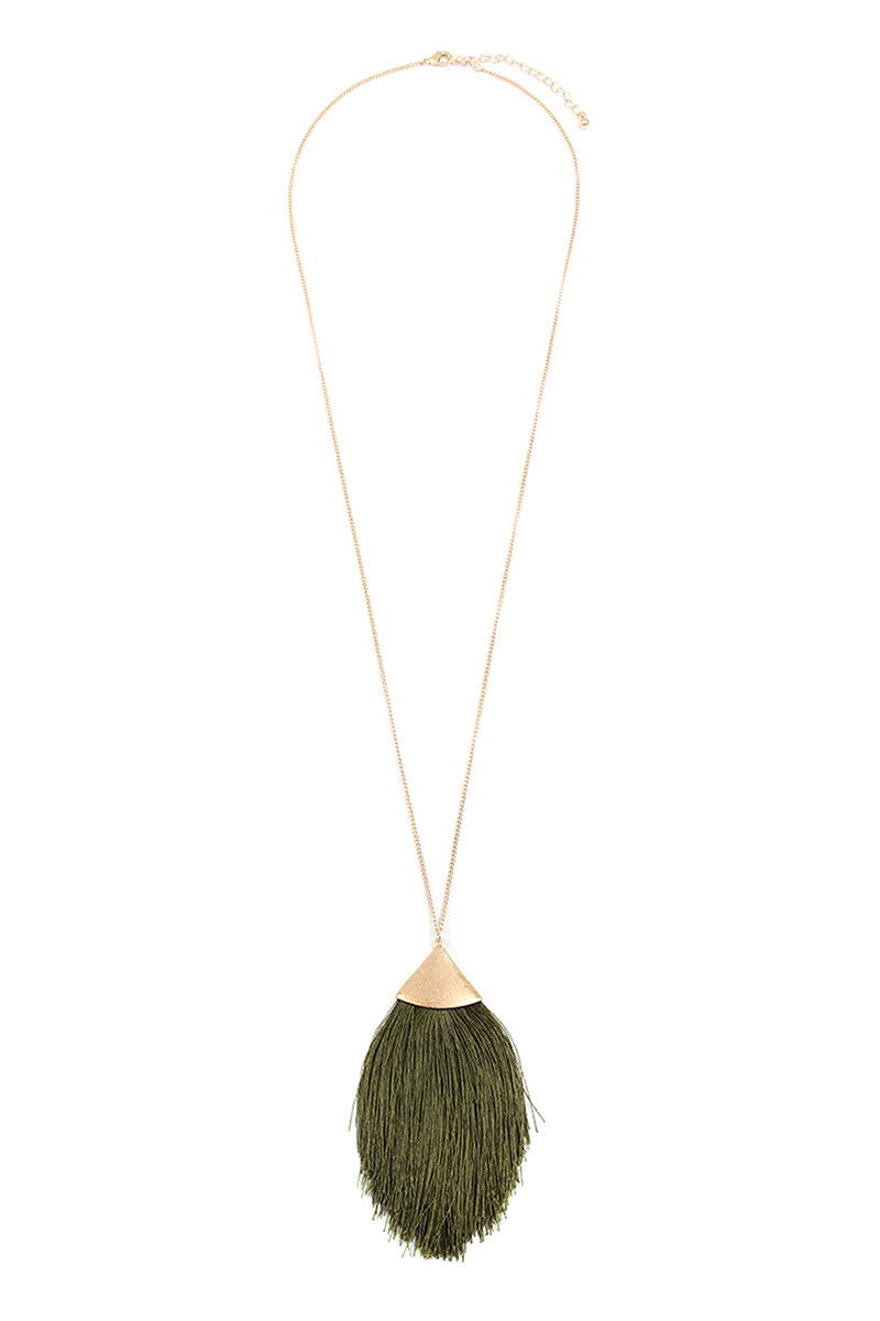 Tassel Pendant Necklace