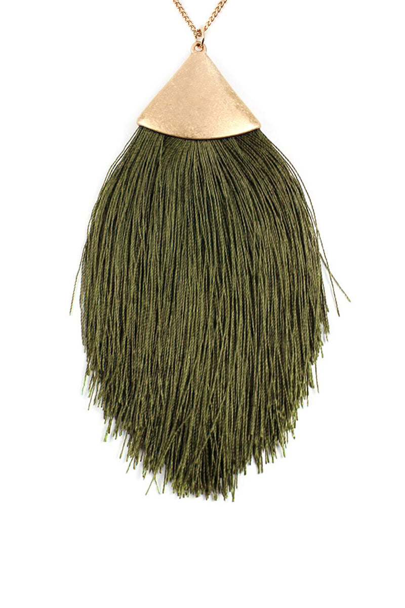 Tassel Pendant Necklace