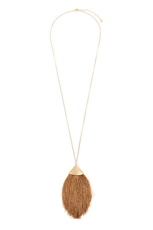 Tassel Pendant Necklace