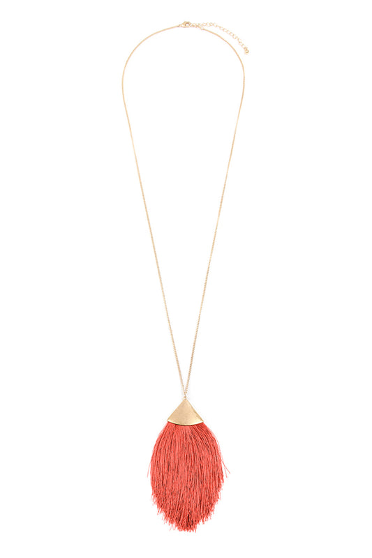 Tassel Pendant Necklace