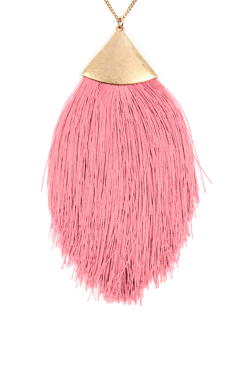 Tassel Pendant Necklace