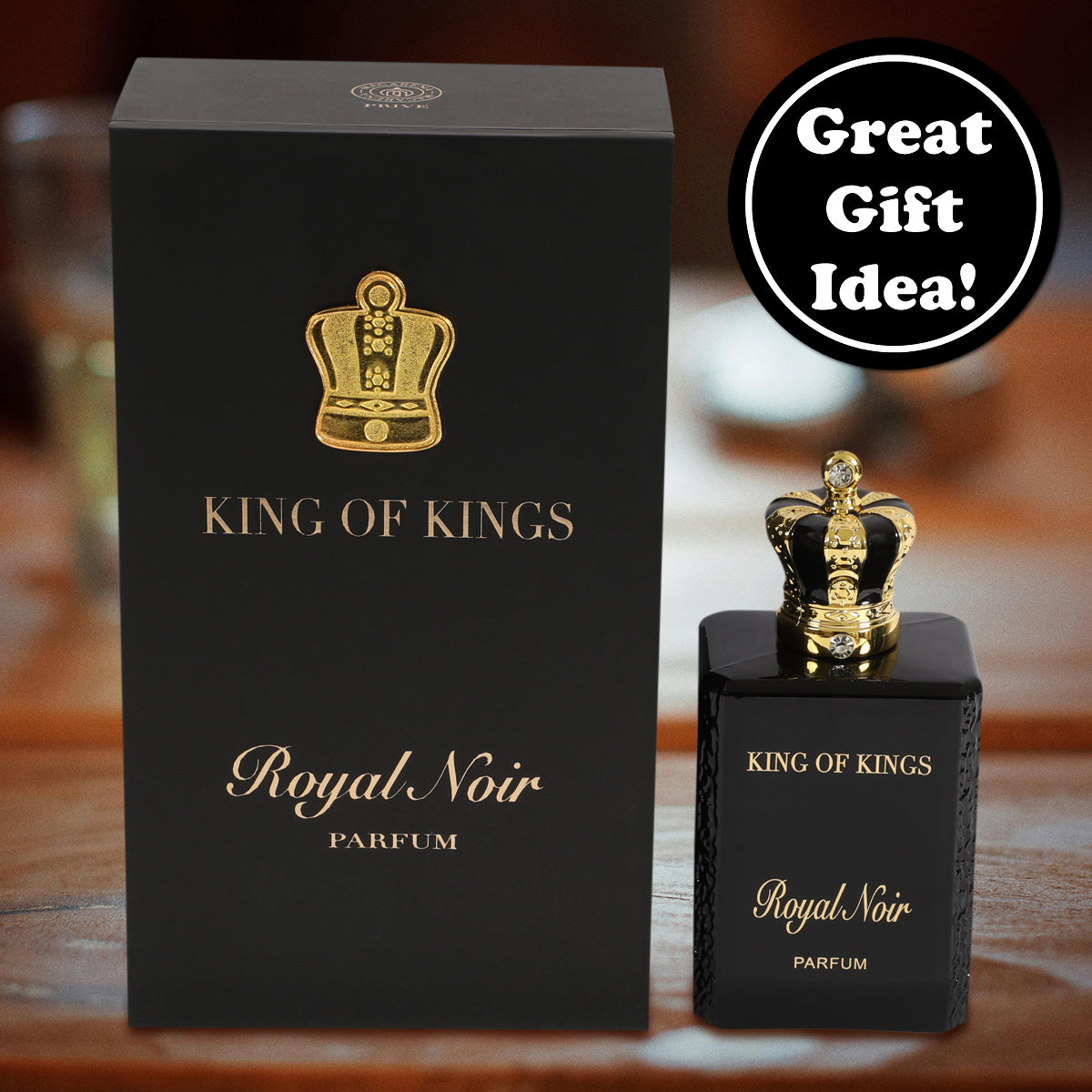 King Of Kings Royal Noir Spray Cologne Eau De Parfum For Men - 100ML/3.4 FL.OZ./3PCS