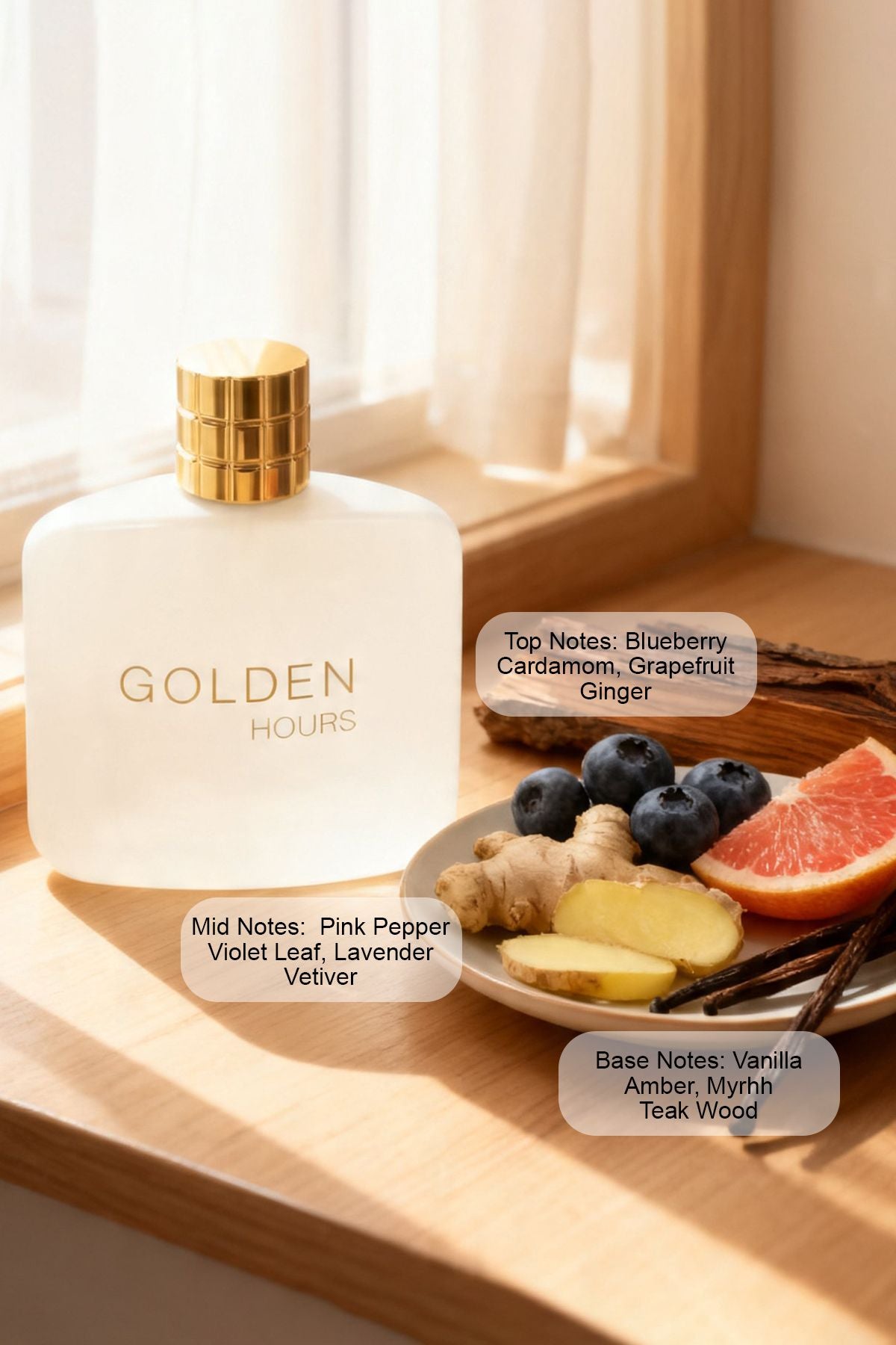 Golden Hours Spray Perfume Eau De Parfum For Men 100ML/3.4FL.OZ.
