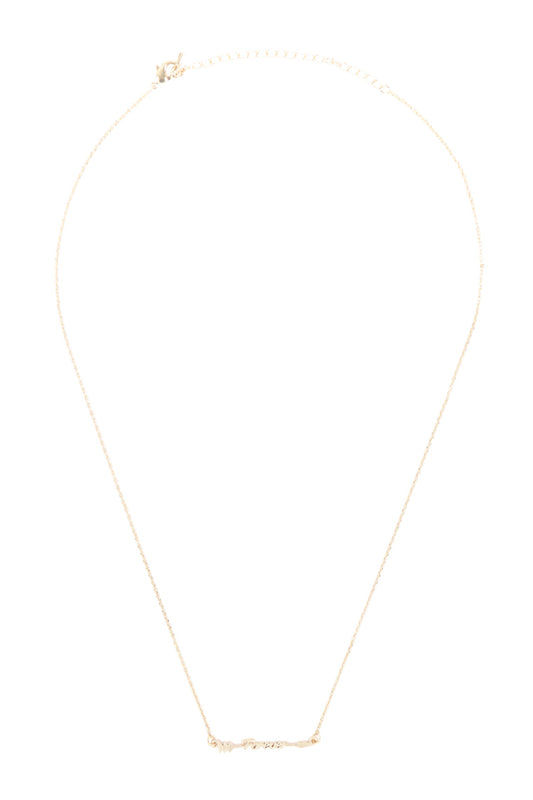 Arrow Letter forever Pendant Necklace