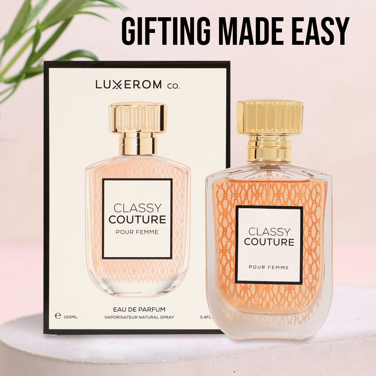 Classy Couture Spray Perfume Eau De Parfum For Women - 100ML/3.4FL.OZ./3PCS