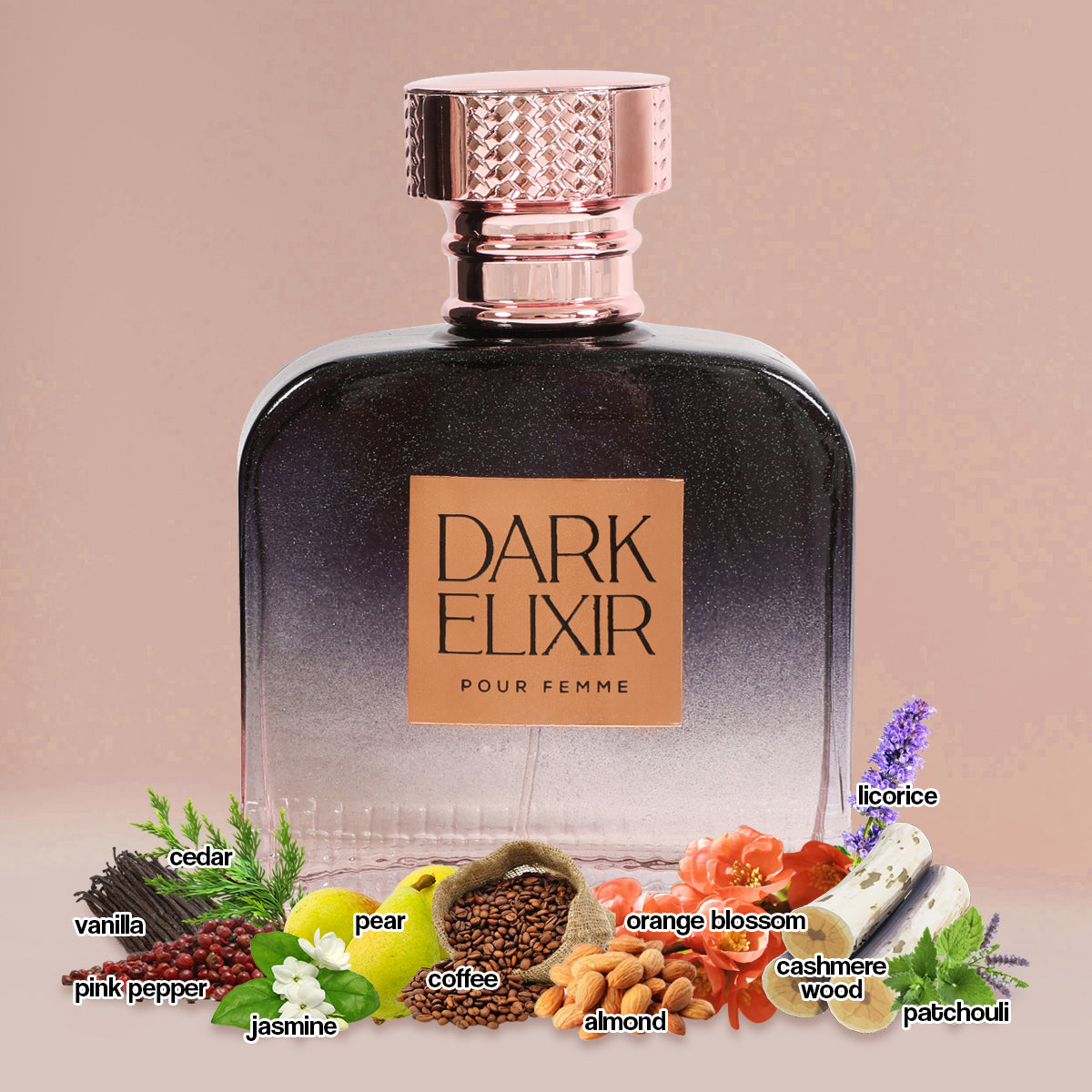 Dark Elixir Spray Perfume Eau De Parfum For Women - 100ML/3.4FL.OZ.