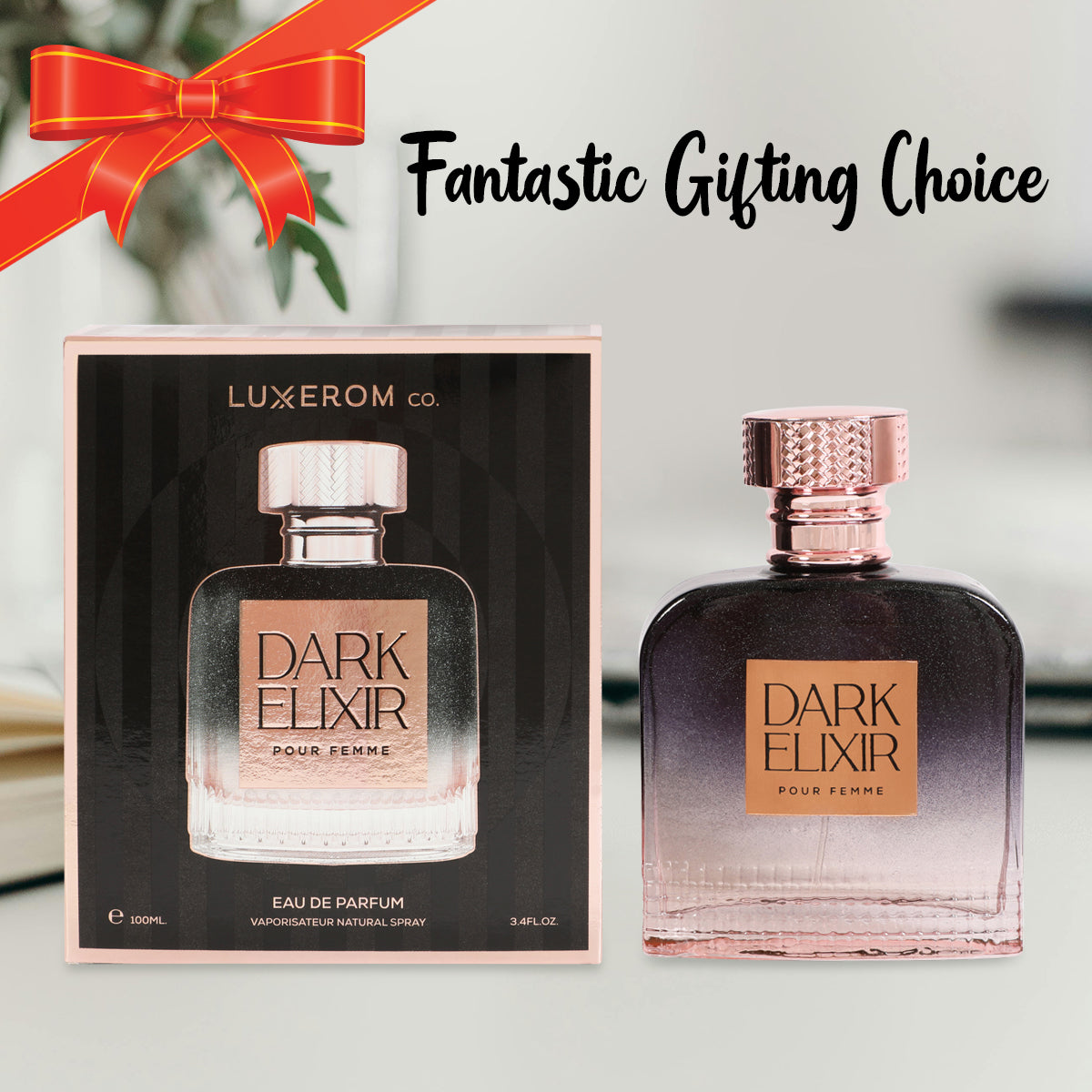 Dark Elixir Spray Perfume Eau De Parfum For Women - 100ML/3.4FL.OZ.