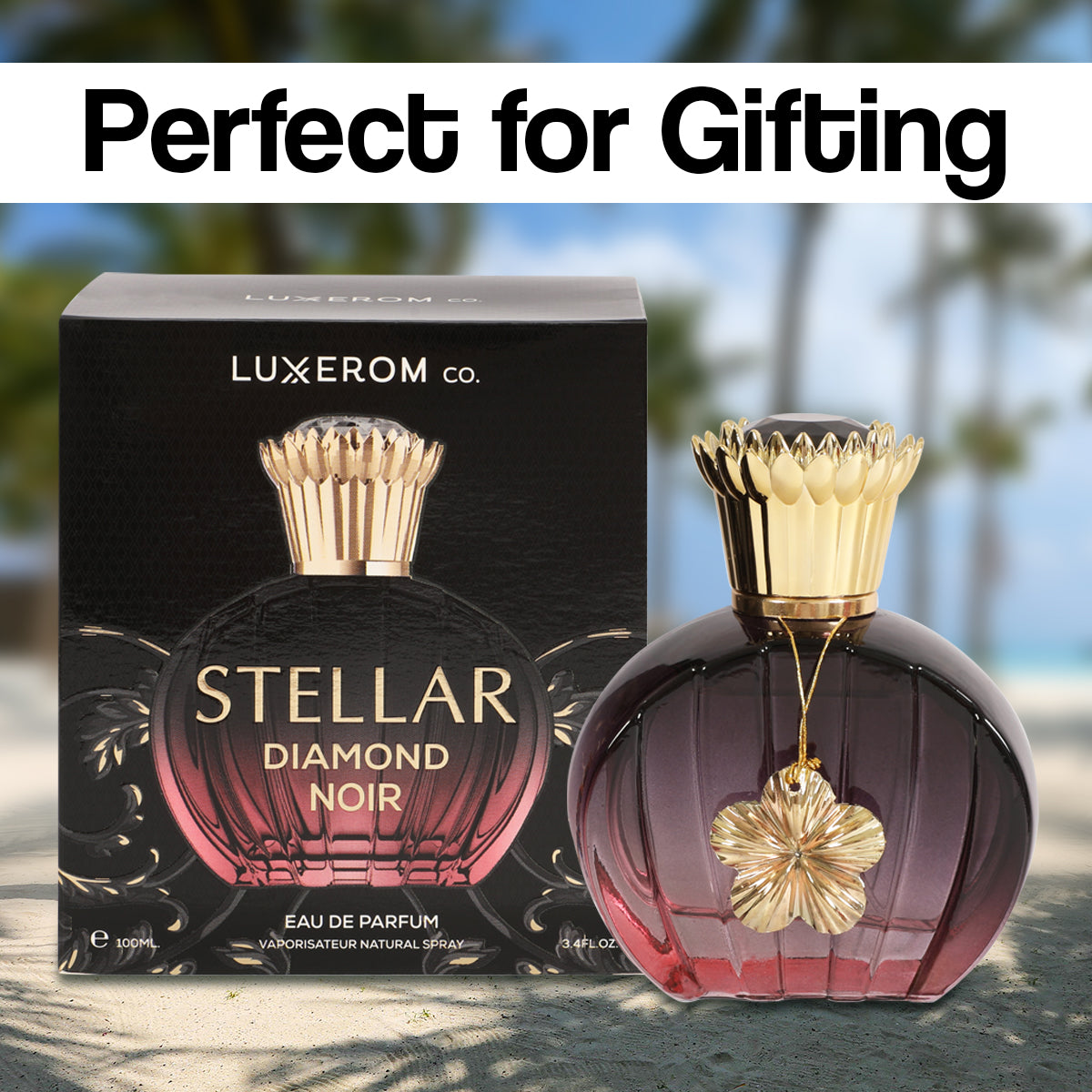 Stellar Diamond Noir Spray Perfume Eau De Parfum For Women - 100ML/3.4FL.OZ.