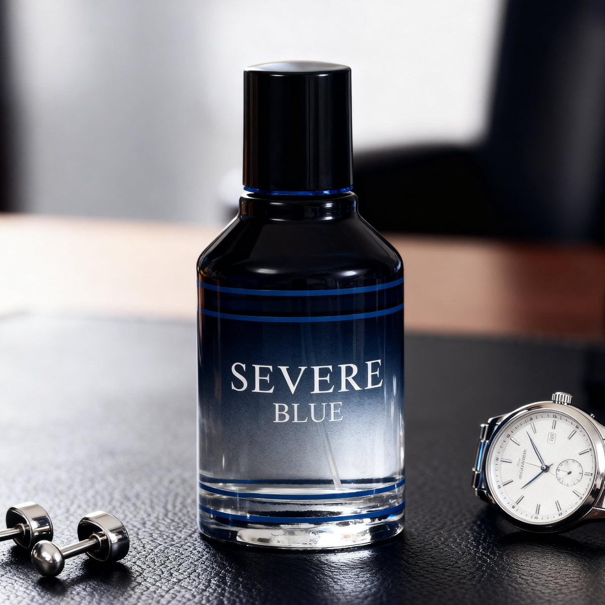 Severe Blue Pour Homme Spray Perfume Eau De Parfum For Men - 100ML/3.4FL.OZ.