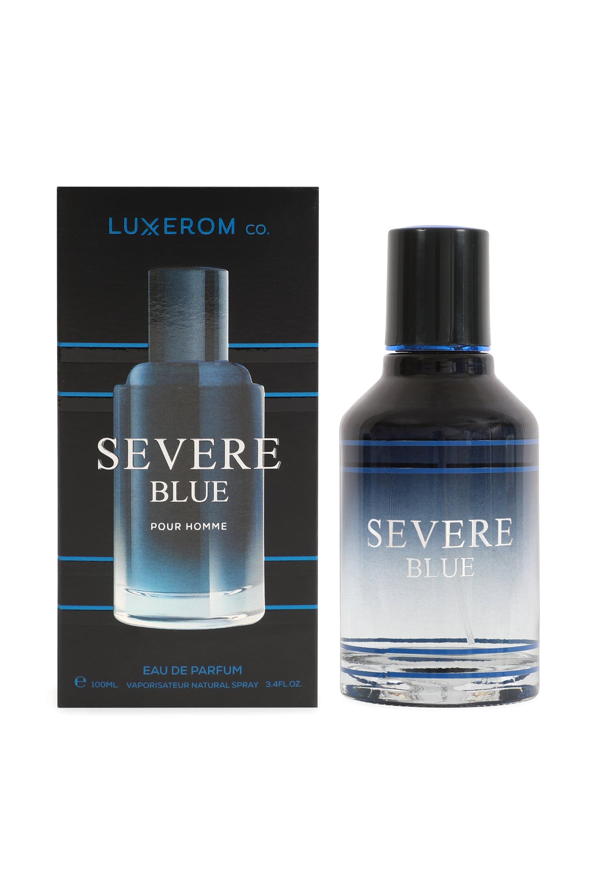 Severe Blue Pour Homme Spray Perfume Eau De Parfum For Men - 100ML/3.4FL.OZ.