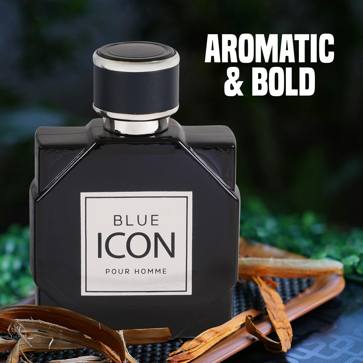 Blue Icon Spray Perfume Eau De Parfum For Men - 100ML/3.4FL.OZ.