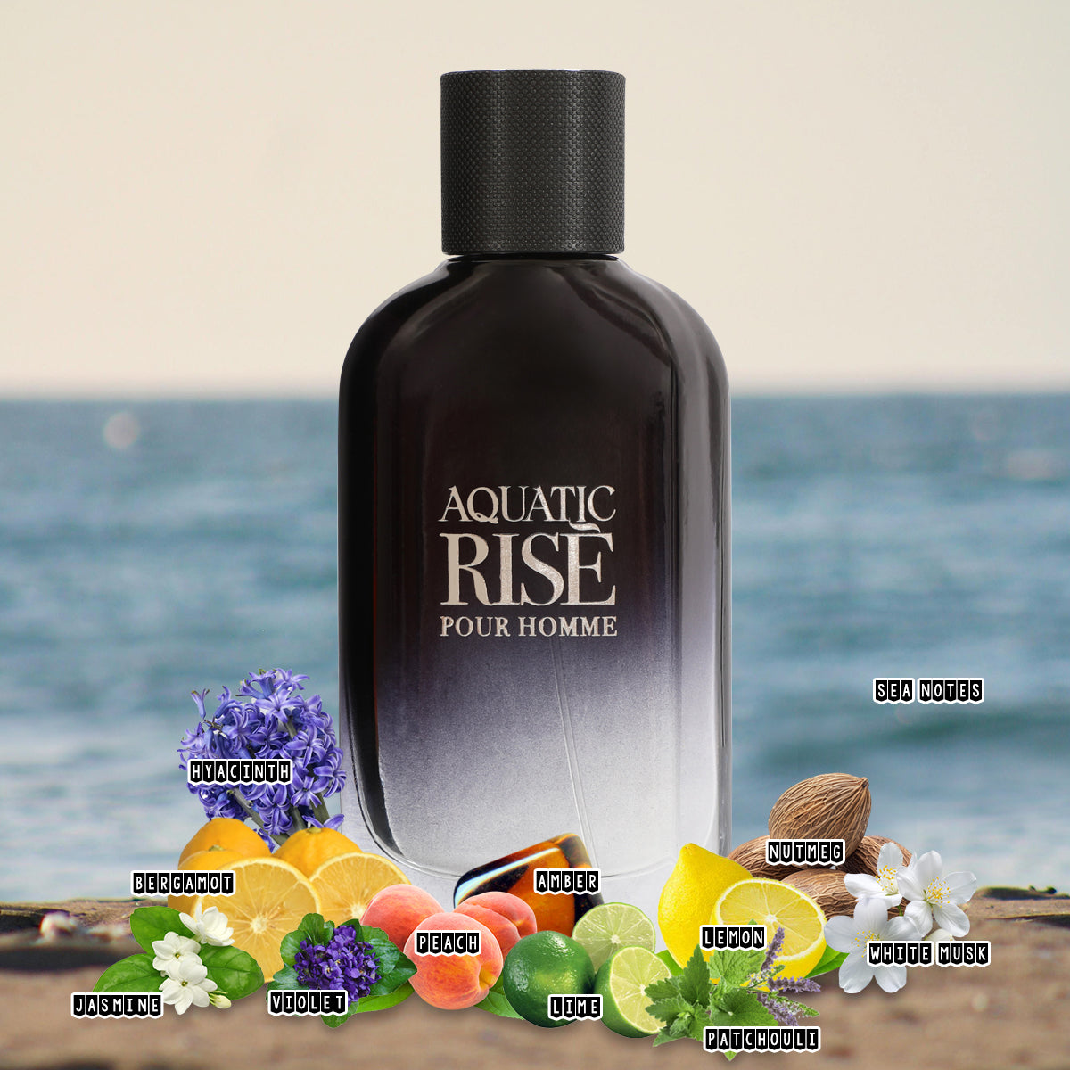Aquatic Rise Spray Perfume Eau De Parfum For Men - 100ML/3.4FL.OZ.