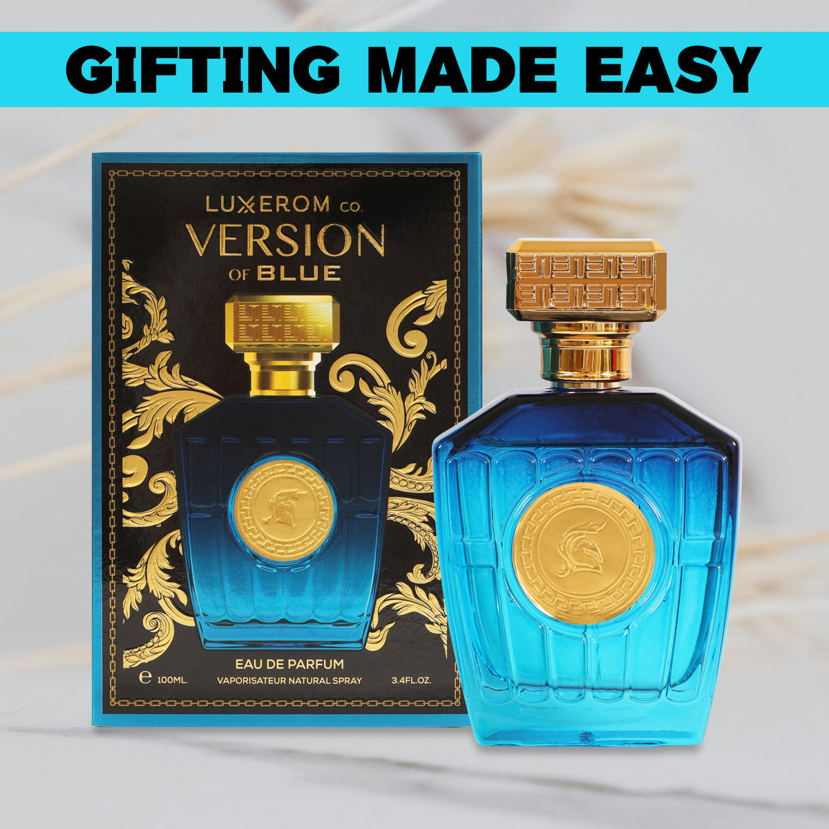 Version Of Blue Spray Perfume Eau De Parfum For Men - 100ML/3.4FL.OZ.