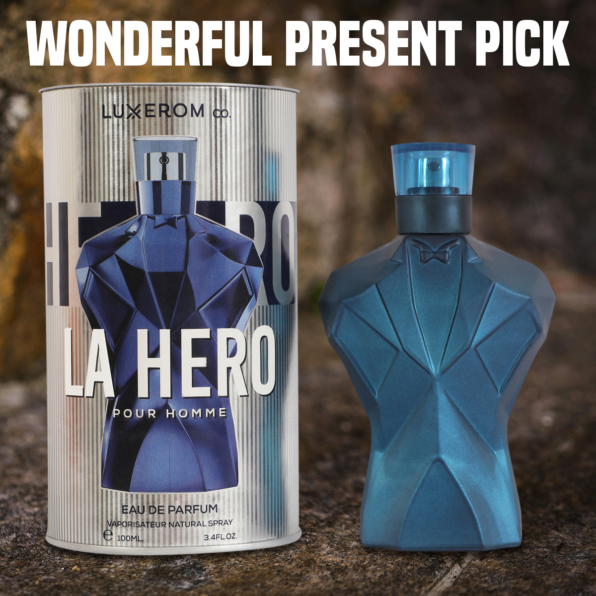 La Hero Spray Perfume Eau De Parfum For Men - 100ML/3.4FL.OZ./3PCS