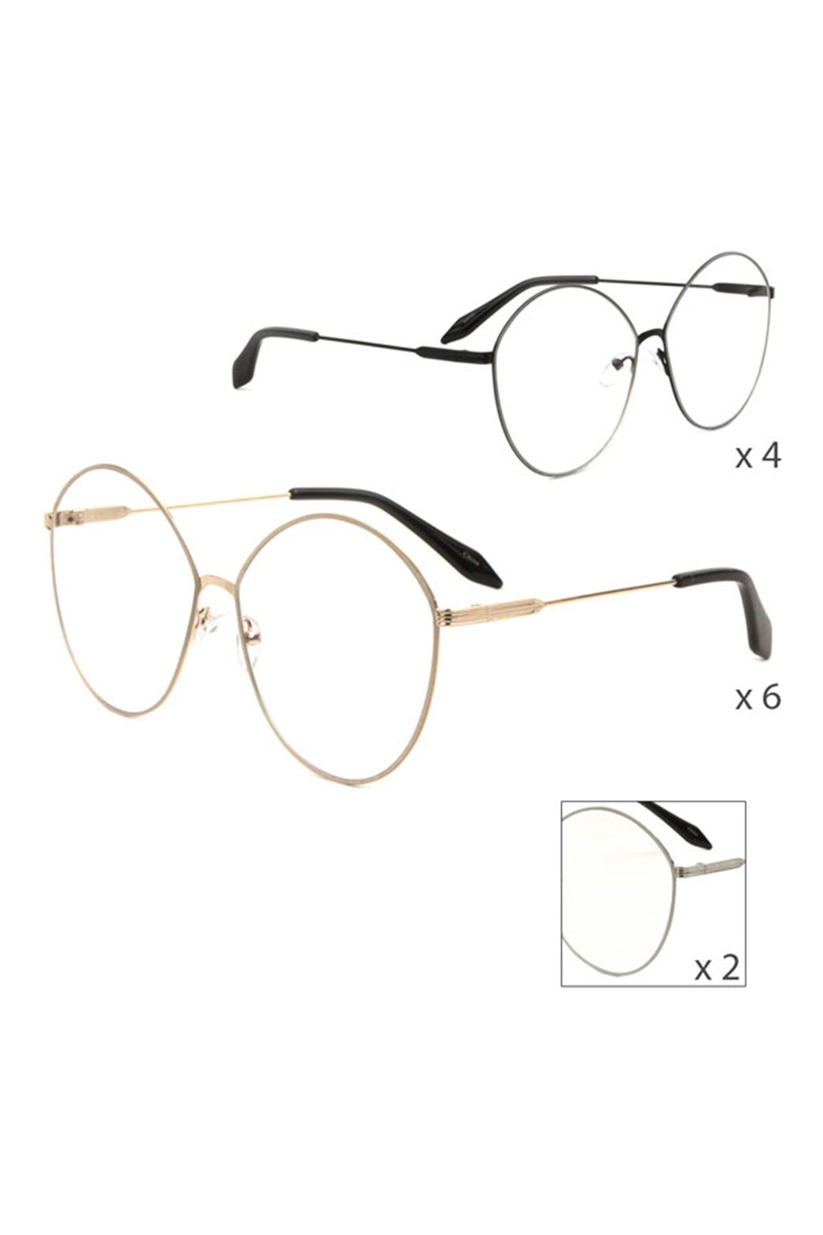 Round Classic Fashion Eyeglasses