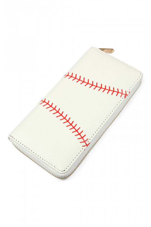 Baseball Zipper Wallet