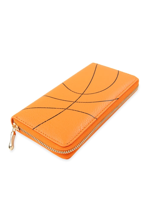Basketball Zipper Wallet