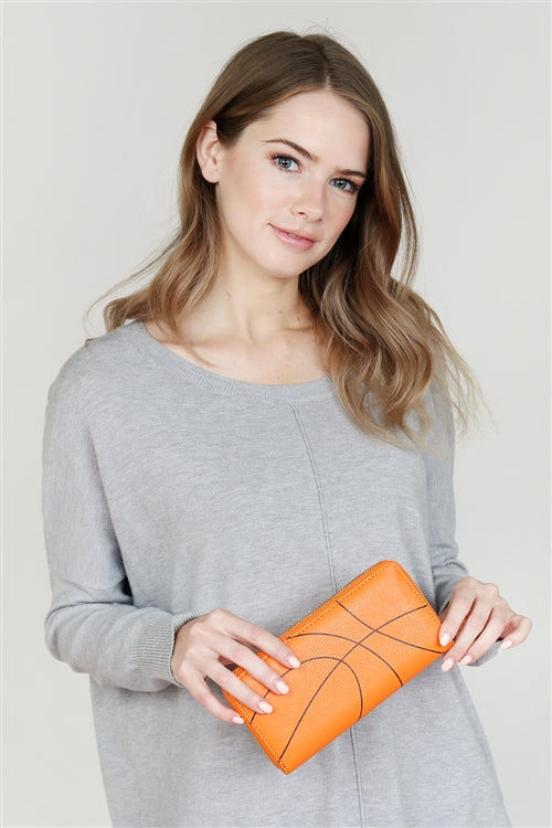 Basketball Zipper Wallet