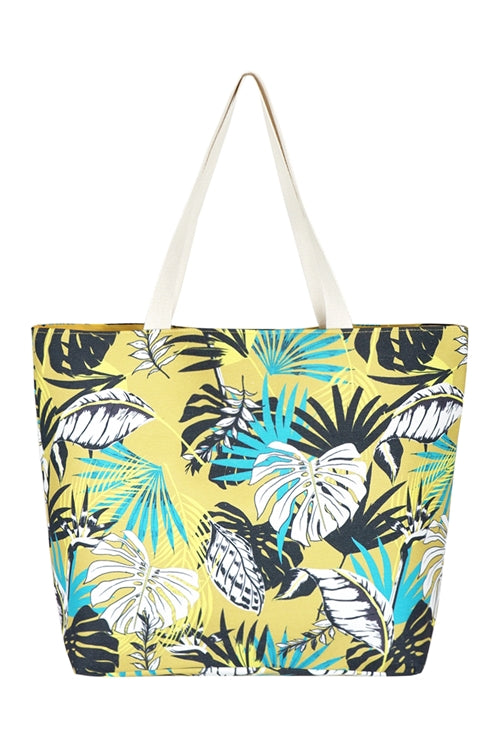 Tropical Leaves Tote Bag