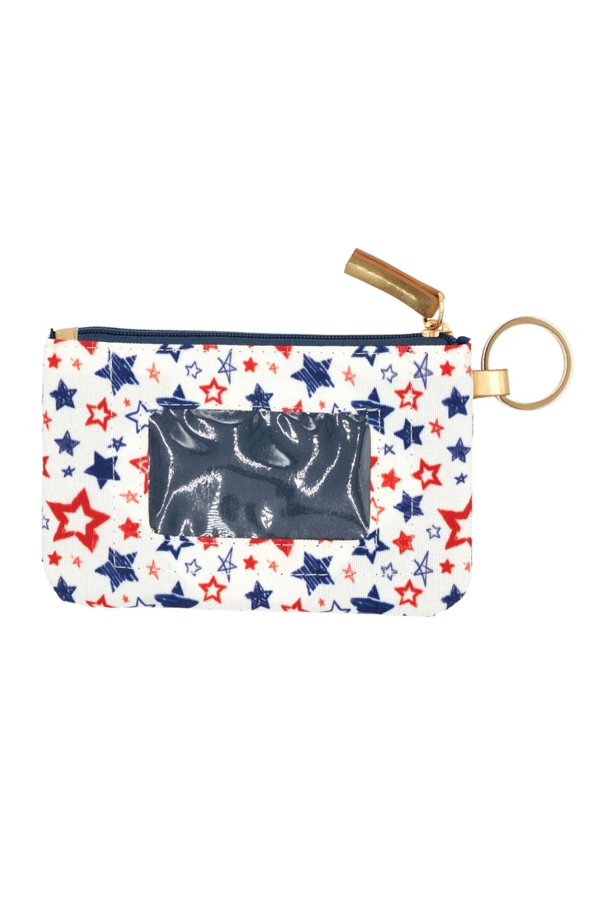 American Flag Star ID Wallet & Detachable Lanyard