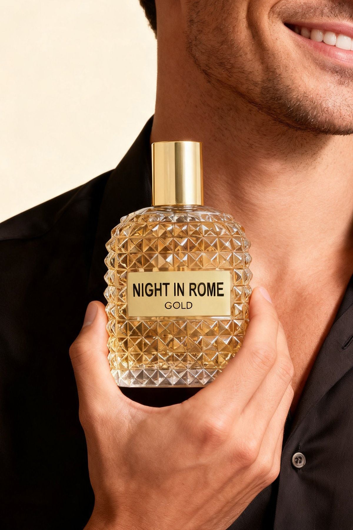 Night In Rome Gold Spray Perfume Eau D Parfum For Men 100ML/3.3FL.OZ.