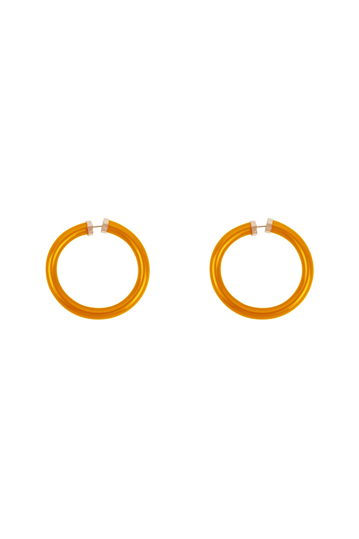 Tube Jelly Hoop Earrings