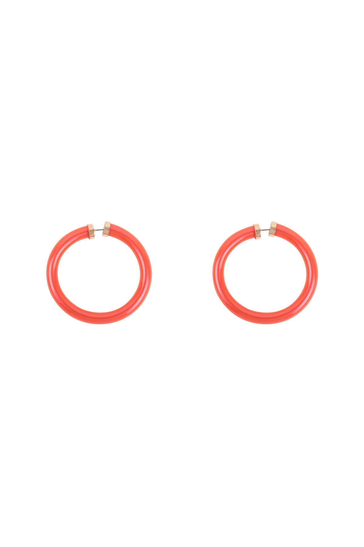 Tube Jelly Hoop Earrings