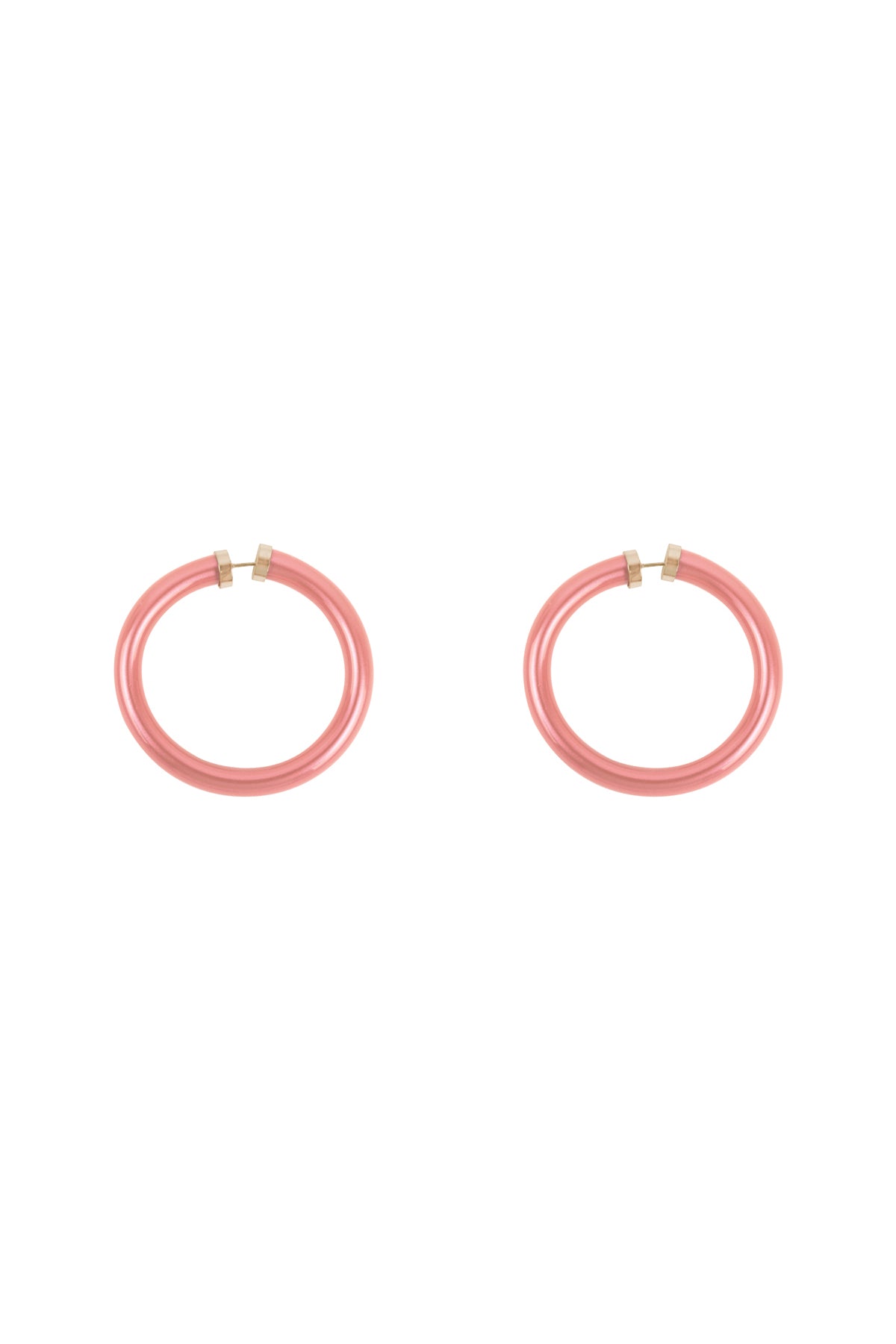 Tube Jelly Hoop Earrings