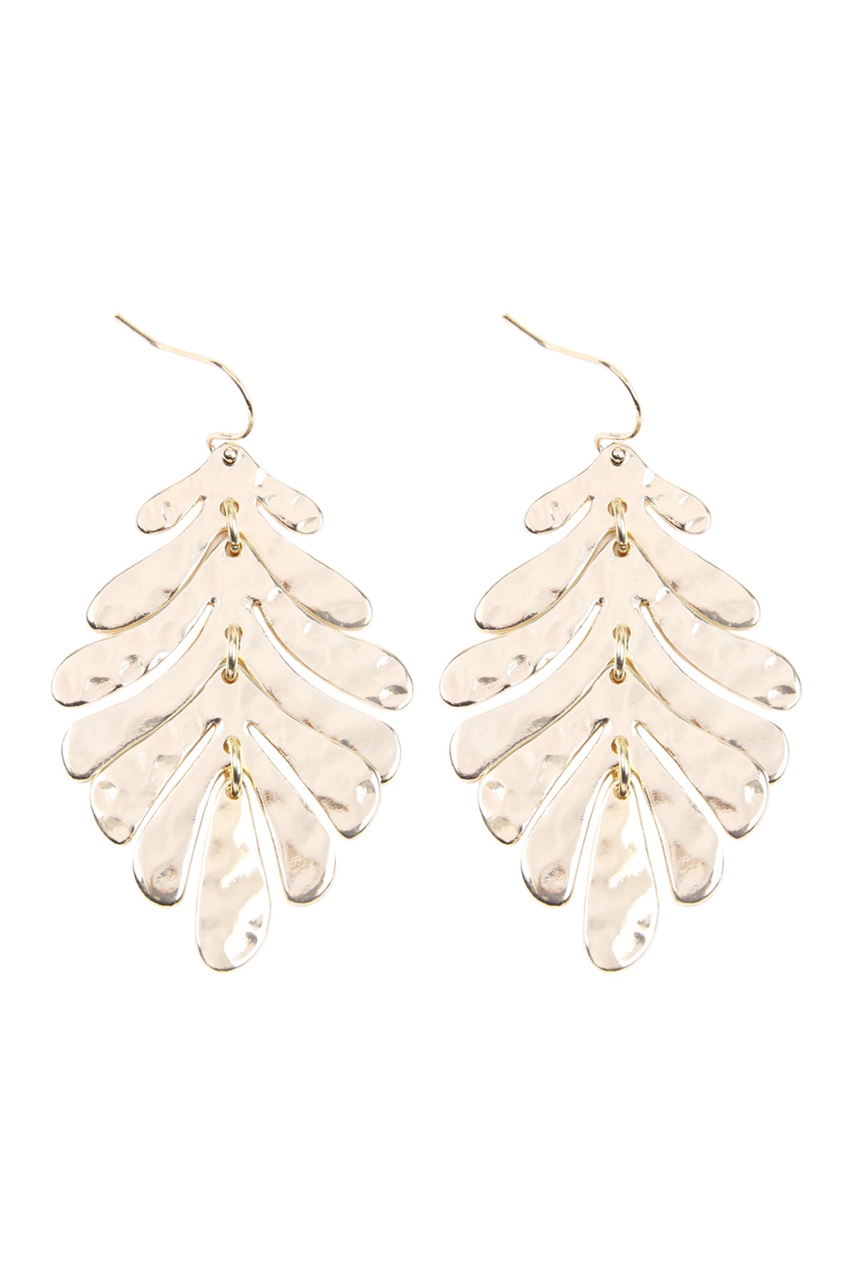 Fish Hook Metal Earrings