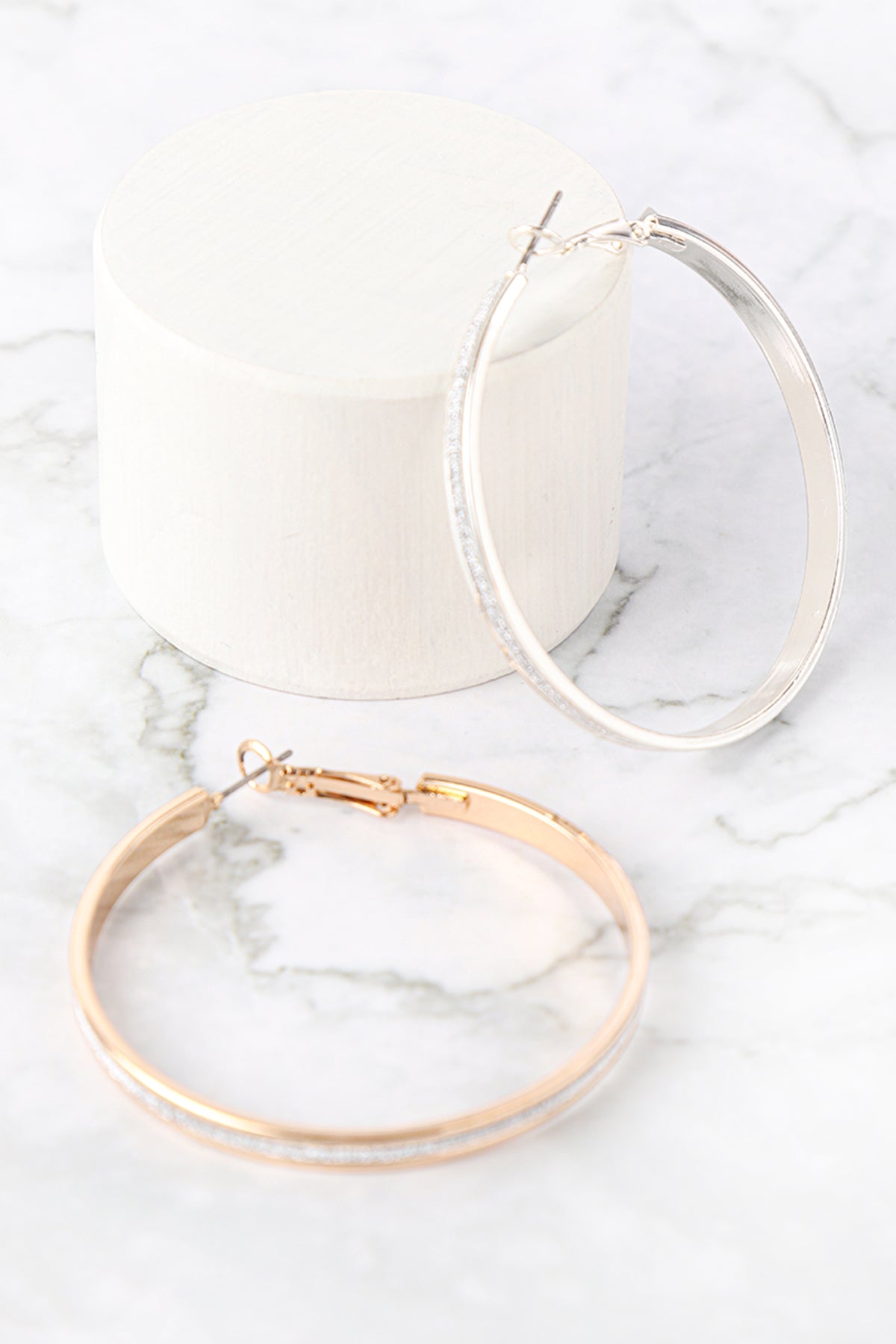 Sand Sticker Hoop Earrings