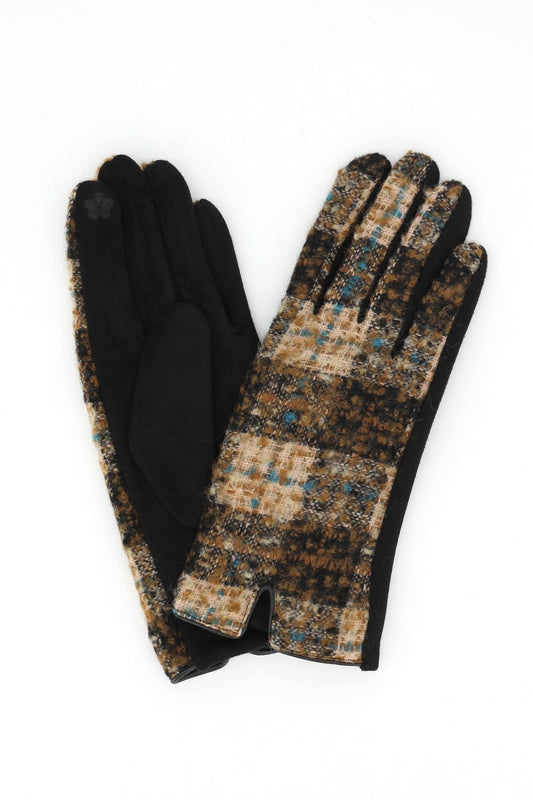 Vintage Tweed Pattern Mixed Texture Touchscreen