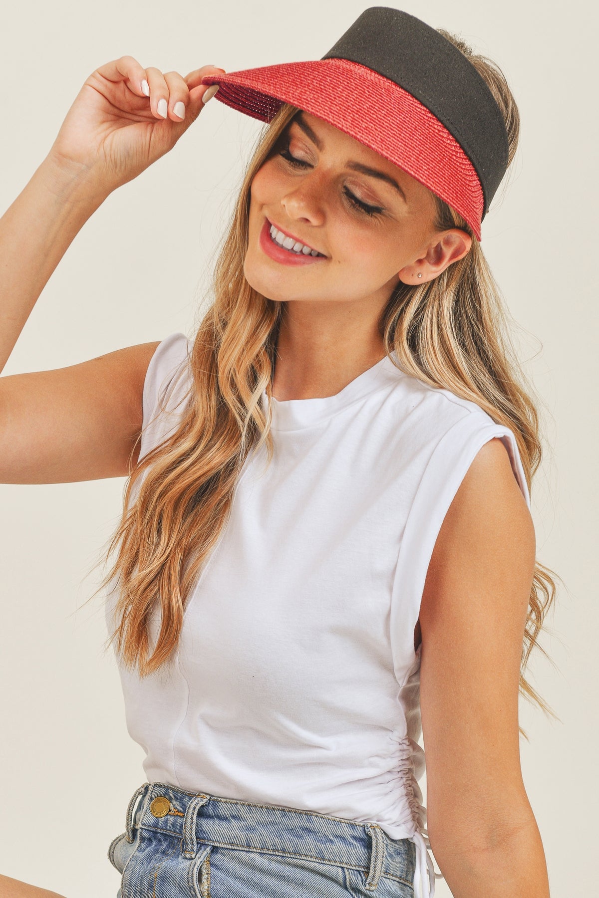 Solid Visor Sun Hat