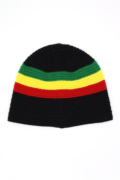 Rasta  Inspired Knit Beanie