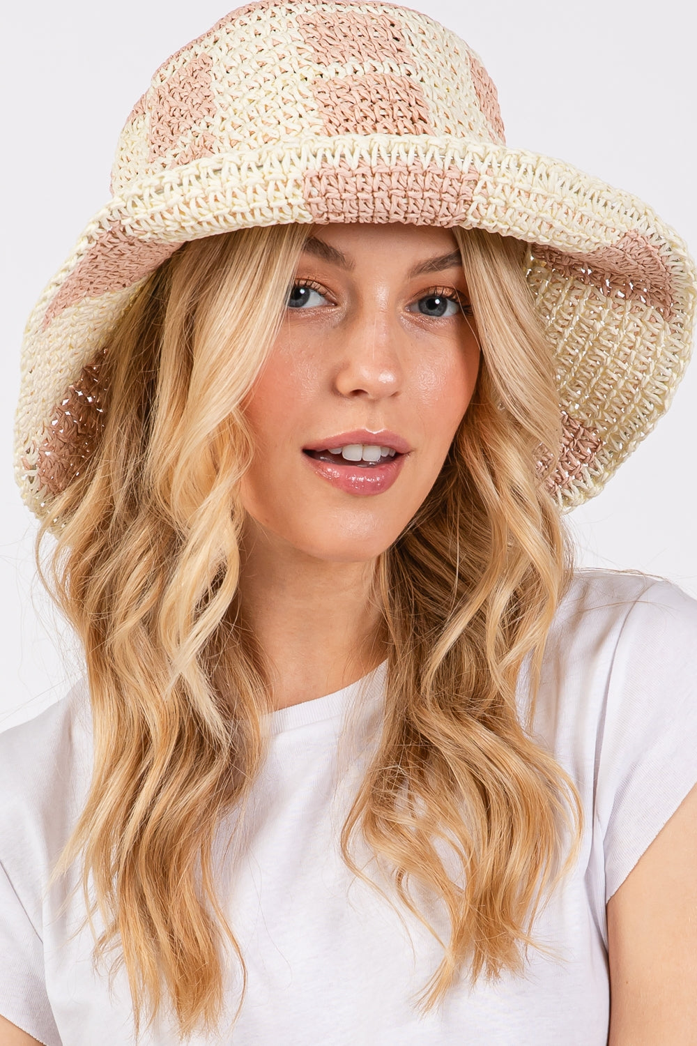 Color Blocked Two Tone Bucket Hat