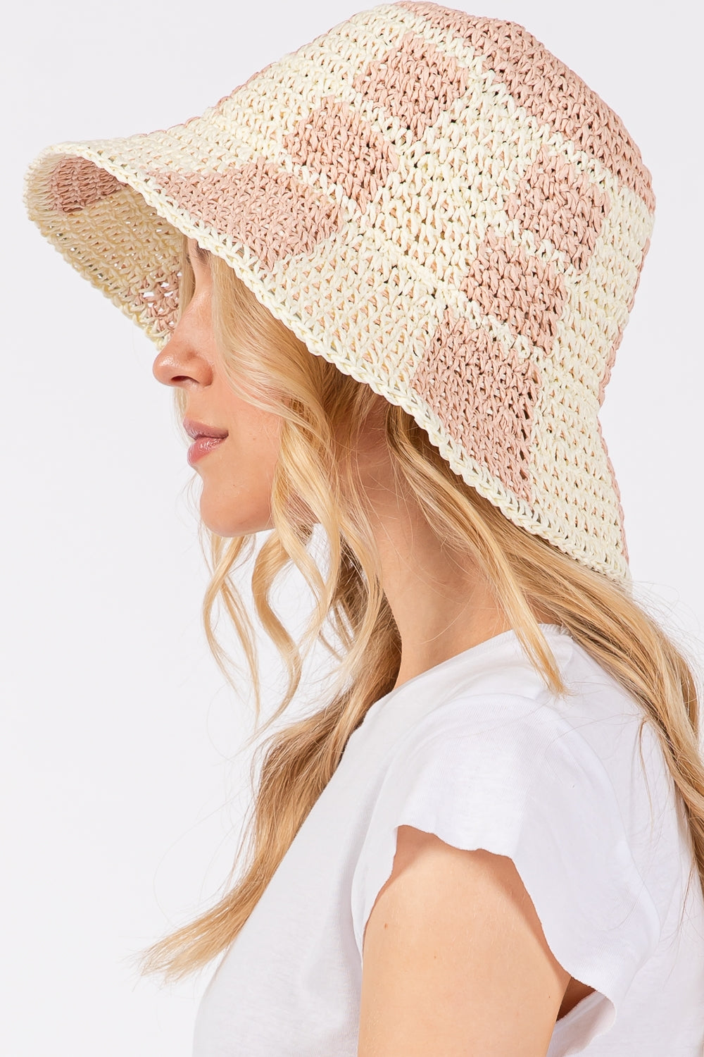 Color Blocked Two Tone Bucket Hat